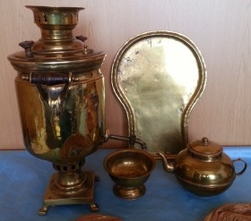 Samovar antiguo. Década años 20.