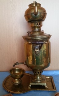 Samovar antiguo. Década años 20.