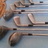 Palos de golf viejos. Conjunto de 12 palos. Old golfers