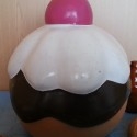 Cupcake. Magnífica figura decorativa. Gran tamaño. Año 2000