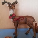 Ciervo. Preciosa figura para Navidad. Gran tamaño