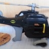Helicóptero en plástico duro. Años 2000