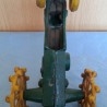 Tractor de juguete en pesado hierro. Años 50