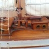 Barco Velero en madera. Artesanal.