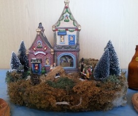 Carrusel de Navidad.  Diorama