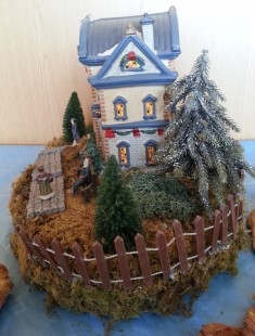 Carrusel de Navidad. Diorama