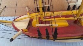 Barco. Maqueta de Velero artesanal.