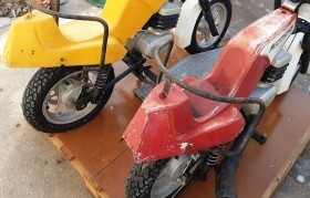 Carricoche de feria. Años 60. Motos. Tiovivo. Carrusel. Emblemático objeto.