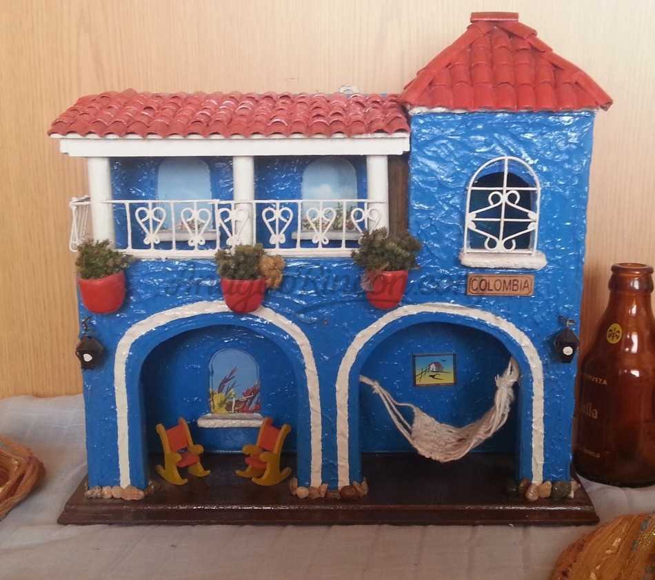 Casa Colombiana. Maqueta