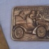 Placas automovilísticas de grandes premios. En bronce