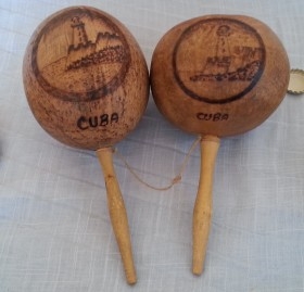 Maracas cubanas. Perfecto estado general. Preciosas.