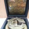 Brújula solar. Reloj solar. Réplica en bronce. Nueva a estrenar.
