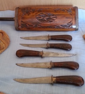 Cuchillos indios para la cocina. Años 60