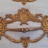 Cerrajería. Adornos en bronce. Para reutilizar o decorar. Pareja