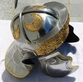 Armadura Roman Lorica segmentata. Casco tipo itálica imperial "G". Impresionante réplica.