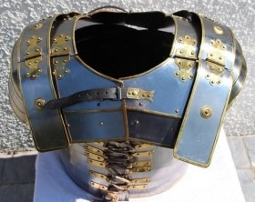 Armadura Roman Lorica segmentata. Casco tipo itálica imperial "G". Impresionante réplica.