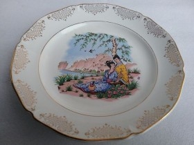 Vajilla porcelana Céranord St Amand. 47 piezas.