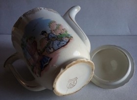 Vajilla porcelana Céranord St Amand. 47 piezas.