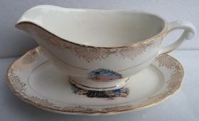 Vajilla porcelana Céranord St Amand. 47 piezas.