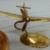 Avión. Figura de avión en bronce. Años 70