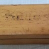 Caja antigua de sellos en madera. Porta-sellos. Años 60