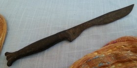 Cuchillo antiguo de monte. Años 30. Objeto de colección