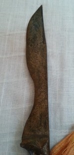 Cuchillo antiguo de monte. Años 30. Objeto de colección