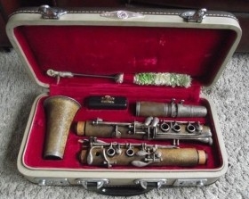 Clarinete vintage de los años 70. Emblemático instrumento.