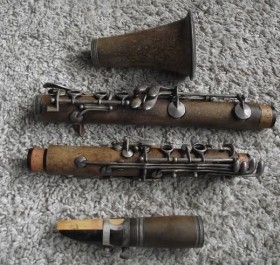 Clarinete vintage de los años 70. Emblemático instrumento.