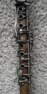 Clarinete vintage de los años 70. Emblemático instrumento.