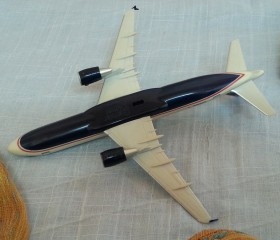 Avión de juguete. Maqueta