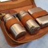 Set de afeitado vintage. Neceser de viaje. Old shaving set