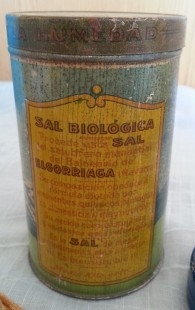 Latas de medicamentos antiguas. Dos unidades. Vacías.