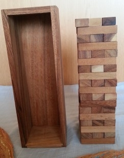 JENGA. Juego de mesa artesanal en madera