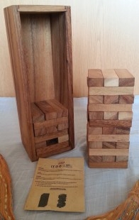 JENGA. Juego de mesa artesanal en madera