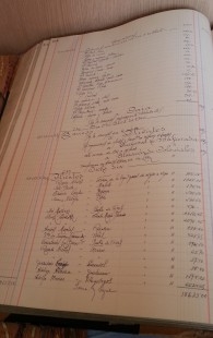 Diario antiguo de contabilidad. Años 50. Espectacular tamaño