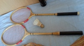 Raquetas de bádminton. Años 60-70. Buen estado