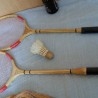 Raquetas de bádminton. Años 60-70. Buen estado