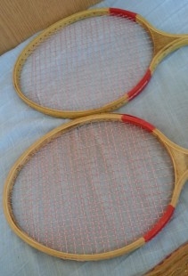 Raquetas de bádminton. Años 60-70. Buen estado