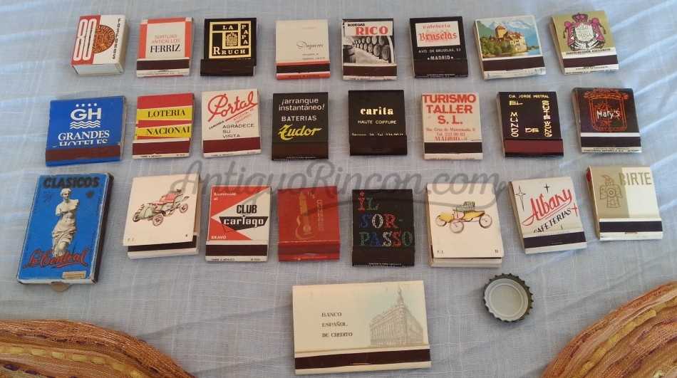 Cerillas. Cajas de cerillas vintage. 25 Unidades