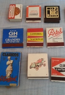 Cerillas. Cajas de cerillas vintage. 25 Unidades