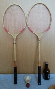 Raquetas de bádminton. Años 60-70. Buen estado