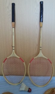 Raquetas de bádminton. Años 60-70. Buen estado