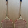 Raquetas de bádminton. Años 60-70. Buen estado