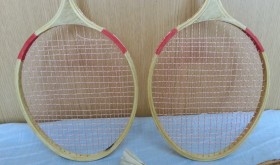 Raquetas de bádminton. Años 60-70. Buen estado