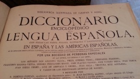 Diccionario enciclopédico de la Lengua Española del año 1878