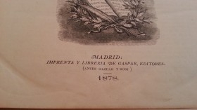 Diccionario enciclopédico de la Lengua Española del año 1878