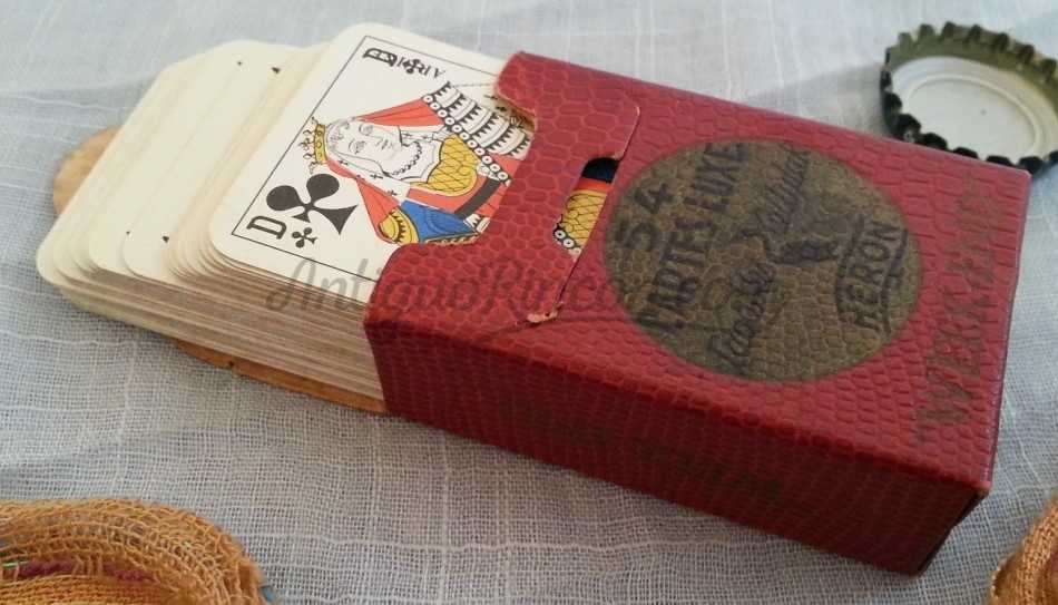 Baraja de cartas de póker en miniatura