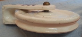 Polea. Garrucha en cerámica. Años 80