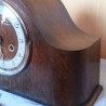 Reloj de chimenea en madera.Marca ANVIL.Años 60-70.